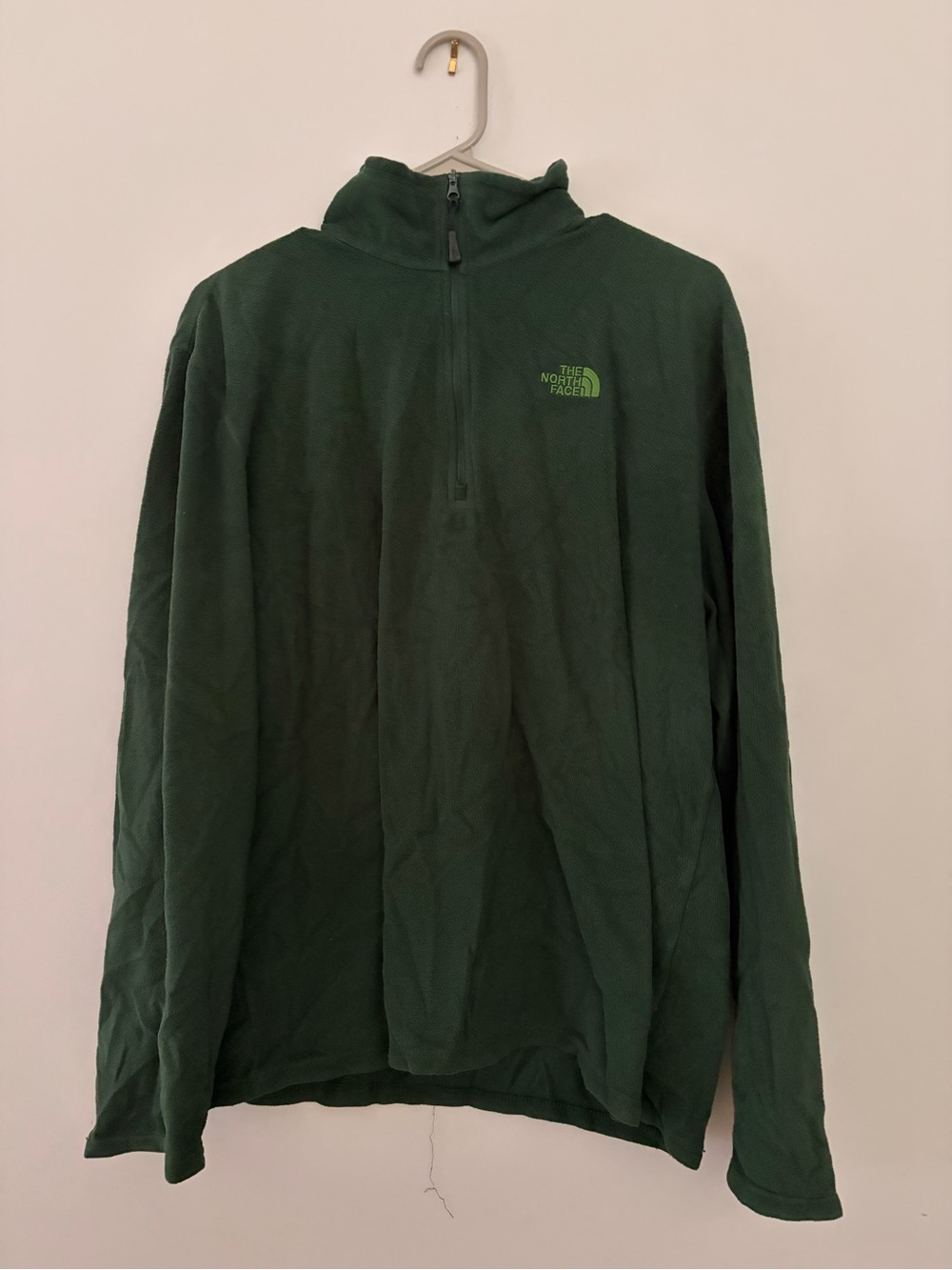 The North Face Forest Green Quarter-Zip Fleece Pullover